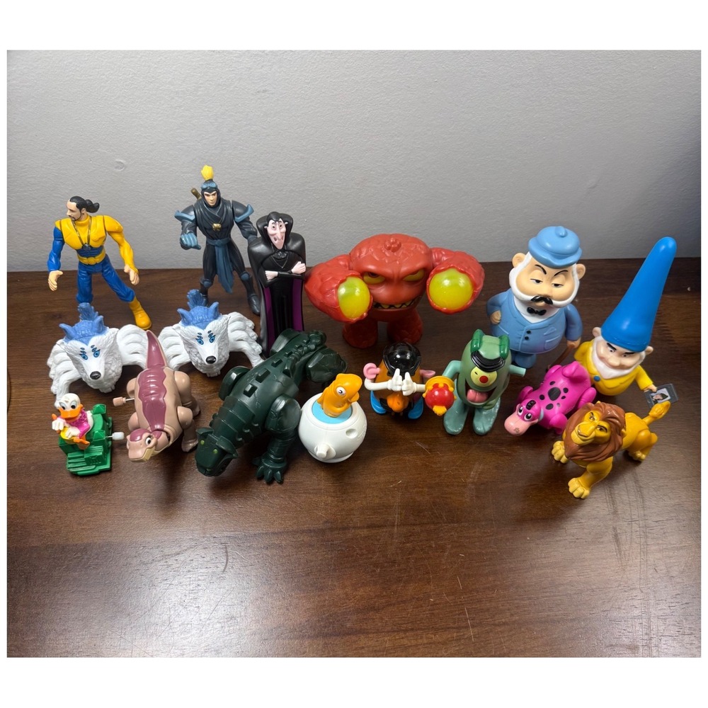 Burger King Toy Lot Disney Lion King SpongeBob Flintstones Potato Head 15pc